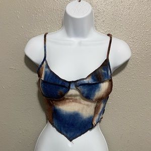 Tye dye crop top